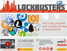 Tablet Screenshot of lockbustersnyc.com